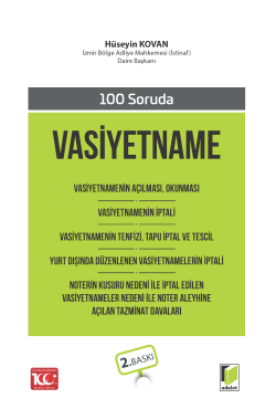 100 Soruda Vasiyetname