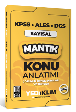 2025 KPSS ALES DGS Sayısal Mantık Konu Anlatımı