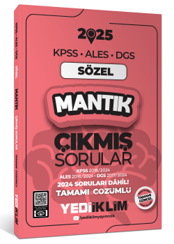 2025 KPSS ALES DGS Sözel Mantık Çıkmış Sorular ve Çözümleri - Kolektif