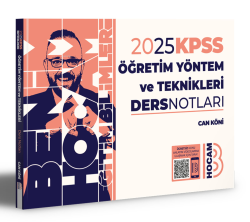 2025 KPSS Eğitim Bilimleri Öğretim Yöntem ve Teknikleri Ders Notları