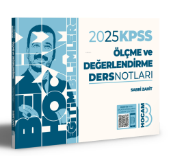 2025 KPSS Eğitim Bilimleri Ölçme ve Değerlendirme Ders Notları