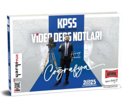 2025 KPSS Genel Kültür Coğrafya Video Ders Notları