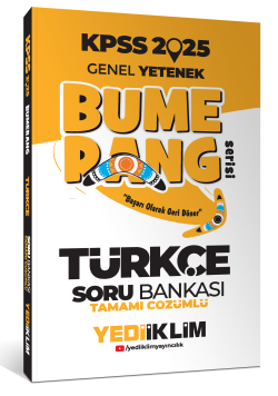 2025 KPSS Genel Yetenek Bumerang Türkçe Tamamı Çözümlü Soru Bankası