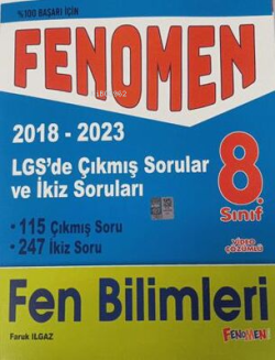 8. Sınıf LGS Fen Bilimleri Çıkmış ve İkiz Sorular 2018-2023