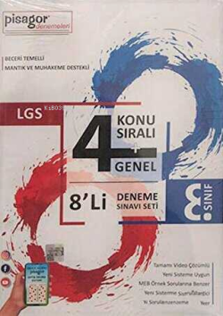 8. Sınıf LGS Pisagor 8`li Deneme Seti