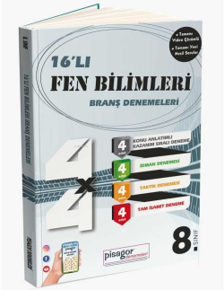 8. Sınıf Pisagor 16`lı Fen Bilimleri Denemesi