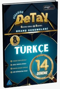 8. Sınıf Pisagor Detay 14`lü Türkçe Branş Denemesi