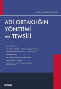 Adi Ortaklığın Yönetimi ve Temsili