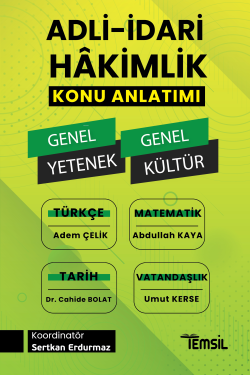 Adli- İdari Hakimlik Genel Yetenek- Genel Kültür Konu Anlatımı