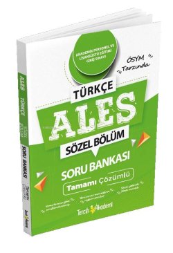 Ales Türkçe Tamamı Çözümlü Soru Bankası