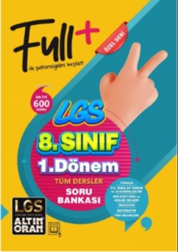 Altın Oran LGS 8.Sınıf Tüm Dersler  1.Dönem Soru Bankası