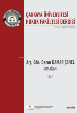 Arş. Gör. Ceren Damar Şenel Armağanı – 1