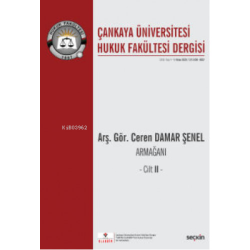 Arş. Gör. Ceren Damar Şenel Armağanı – 2