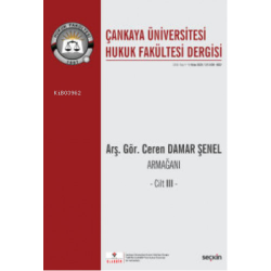 Arş. Gör. Ceren Damar Şenel Armağanı – 3