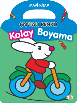 Çantalı Renkli Kolay Boyama - Mavi kitap - Taha Toptaş | Yeni ve İkinc