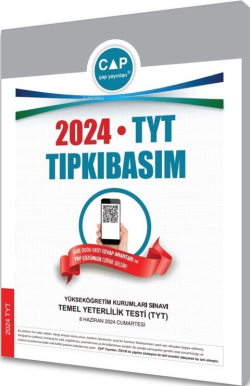 Çap Yayınları 2024 TYT Tıpkı Basım