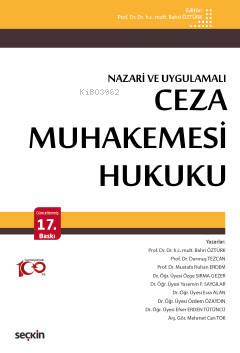 Ceza Muhakemesi Hukuku (Nazari ve Uygulamalı)