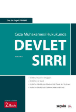 Ceza Muhakemesi Hukukunda Devlet Sırrı