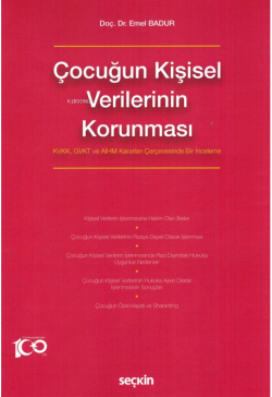 Çocuğun Kişisel Verilerinin Korunması