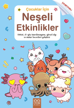 Çocuklar için Neşeli Etkinlikler- Çıkartmalı - Valentina Figus | Yeni 