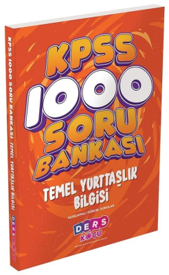 Ders Koçu KPSS Temel Yurttaşlık Bilgisi 1000 Soru Bankası Çözümlü Ders Koçu Yayınları