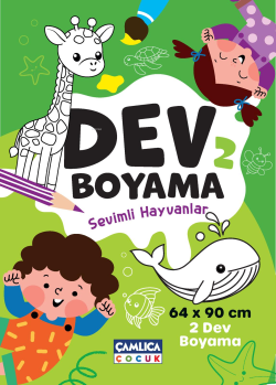 Dev Boyaması  - 2 (Sevimli Hayvanlar)