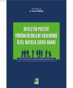 Devletin Pozitif Yükümlülükleri Ekseninde Özel Hayata Saygı Hakkı AİHS Uygulaması Çerçevesinde Bir İnceleme