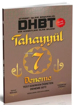 DHBT 7 Deneme Çözümlü