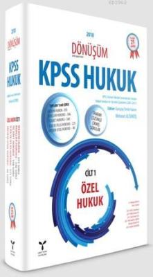 2018 Dönüşüm KPSS Hukuk Cilt 1 Özel Hukuk (4 Kitap Takım) - Mehmet Alt