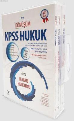 Dönüşüm KPSS -Cilt II- Kamu Hukuku (Modüler Set  - 3 Kitap)