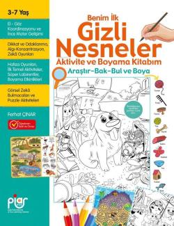 Gizli Nesneler Aktivite ve Boyama Kitabım - Ferhat Çınar | Yeni ve İki