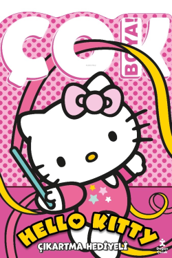 Hello Kitty –  Çok Boya! Çıkartmalı Dev Boyama Kitabı