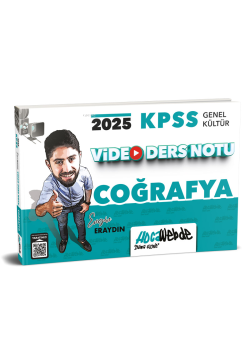 HocaWebde Yayınları KPSS GK Coğrafya Video Ders Notu 2024