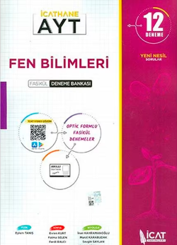 İcat Yayınları AYT 12 Fasikül Fen Bilimleri Deneme Bankası - Kolektif 