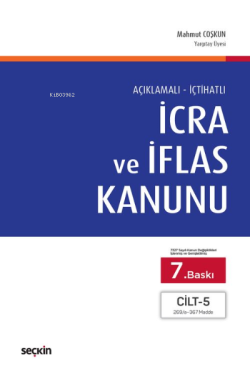 İcra ve İflas Kanunu Cilt 5