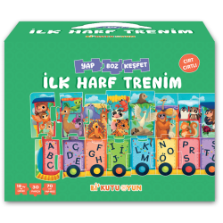 İlk Harf Trenim - Cırt Cırtlı Yapboz ve Kitap Seti - Buse Nazilli | Ye