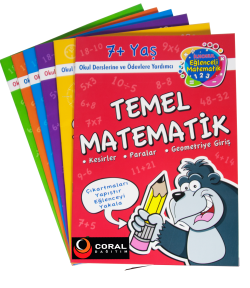 İlkokul Eğlenceli Temel Matematik Seti 7+Yaş (6 Kitap Set)