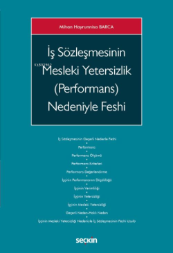 İş Sözleşmesinin Mesleki Yetersizlik (Performans) Nedeniyle Feshi