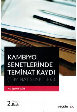 Kambiyo Senetlerinde Teminat Kaydı