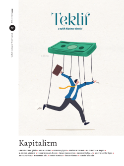 Kapitalizm - Teklif  Eylül 17. Sayı;2 Aylık Düşünce Dergisi