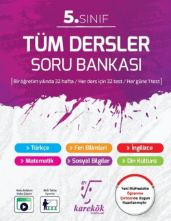 Karekök 5. Sınıf Tüm Dersler Soru Bankası