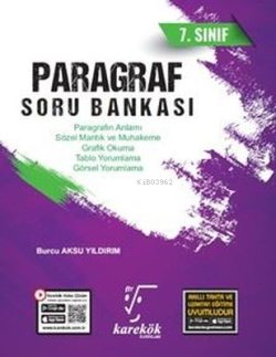 Karekök Yayınları 7. Sınıf Paragraf Soru Bankası