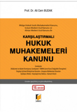 Karşılaştırmalı Hukuk Muhakemeleri Kanunu