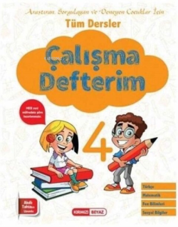 Kırmızı Beyaz 4.Sınıf Çalışma Defteri