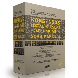 Konsensus Ustalık Eseri İdari Hakimlik Soru Bankası