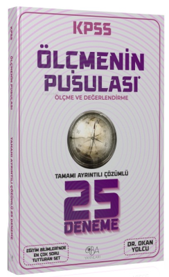 KPSS Eğitim Bilimleri Ölçme ve Değerlendirme 25 Deneme Çözümlü