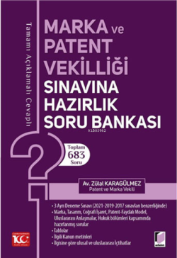 Marka ve Patent Vekilliği Sınavına Hazırlık Soru Bankası