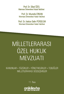 Milletlerarası Özel Hukuk Mevzuatı - Mustafa Erkan | Yeni ve İkinci El