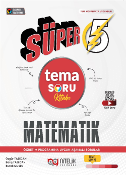 Nitelik 5.Sınıf Süper Matematik Tema Soru Kitabı