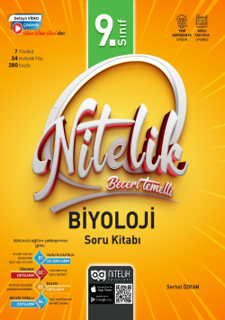 Nitelik 9. Sınıf Beceri Temelli Biyoloji Soru Kitabı - Adem Serhat Özk